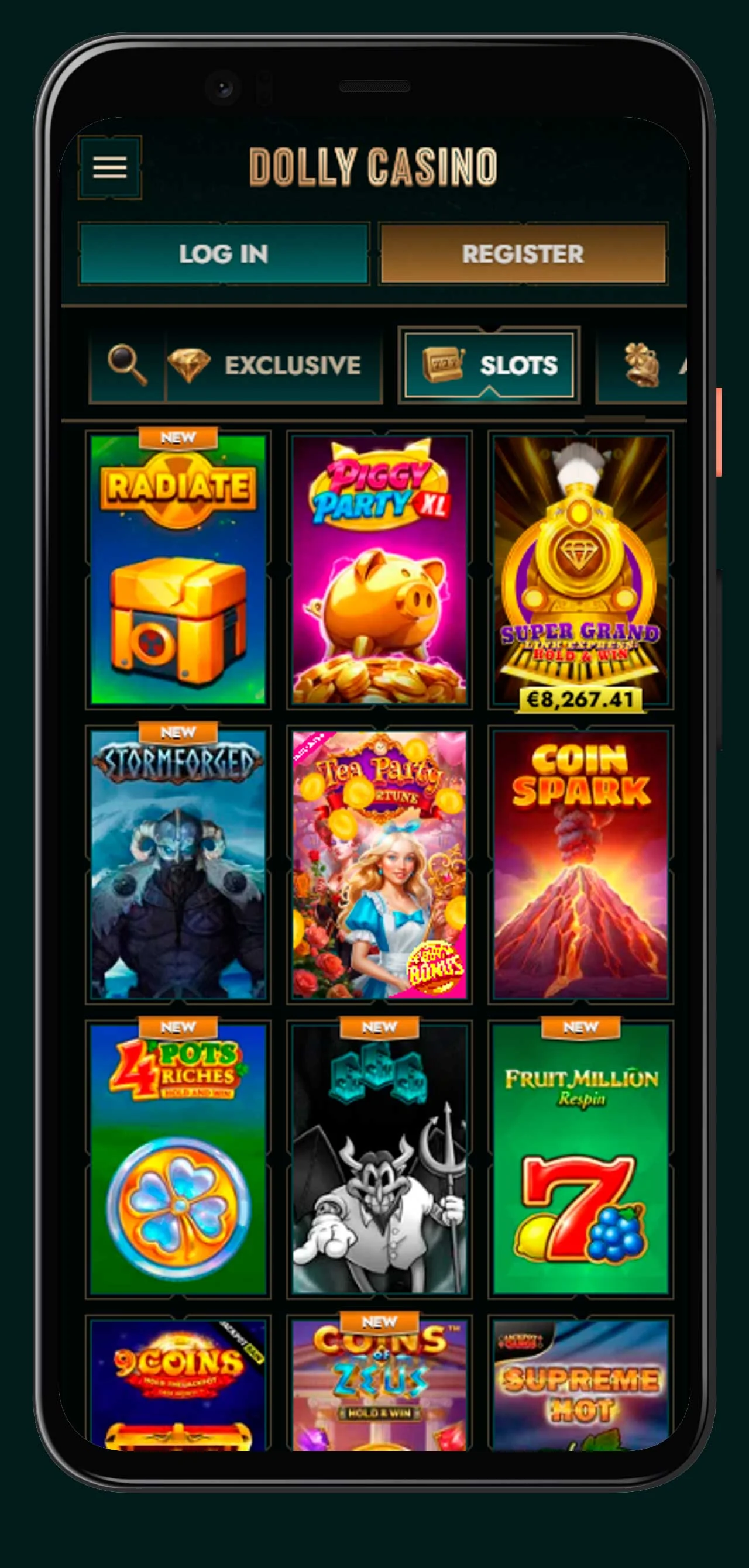 mobile slots dolly casino